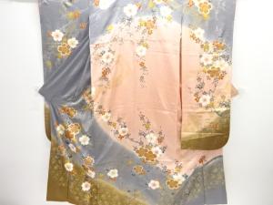 枝垂れ桜模様振袖